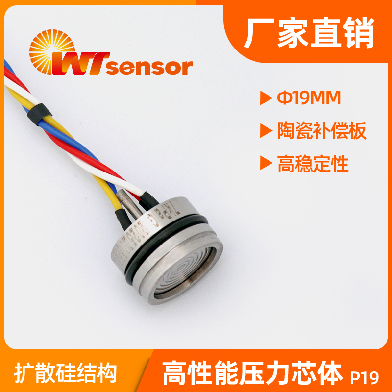 P19高稳压阻式压力芯体 (Φ19×14mm)